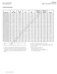 HCM1305-R33-R Datasheet Page 2