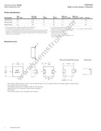 HCM1307-1R0-R Datasheet Page 2