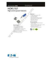 HCM1707-8R2-R Datasheet Cover