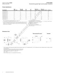 HCM1A0805-3R3-R Datasheet Page 2