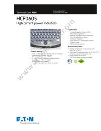 HCP0605-R10-R Datasheet Cover