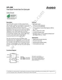 HCPL-3000-300E Datasheet Cover