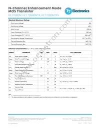 HCT7000MTXV Datasheet Page 2