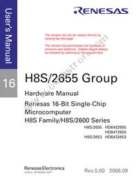 HD6472655RTEV Datasheet Page 3