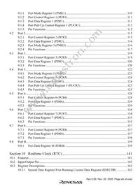 HD64F3687GFZKV Datasheet Page 15