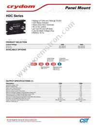 HDC100A160H Datasheet Cover