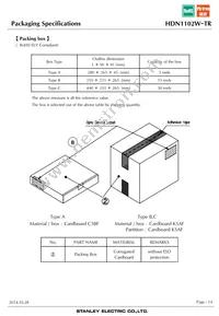 HDN1102W-TR Datasheet Page 14