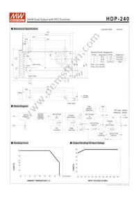 HDP-240 Datasheet Page 2