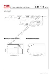 HDR-100-12 Datasheet Page 3