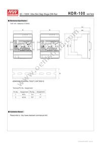 HDR-100-12 Datasheet Page 4