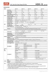 HDR-15-48 Datasheet Page 2