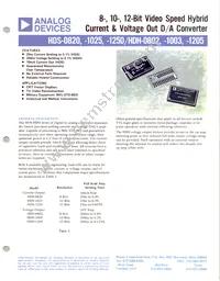 HDS-1250ATM Datasheet Cover