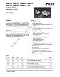 HDSP-H408 Datasheet Cover