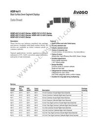 HDSP-K413 Datasheet Cover