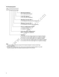 HDSP-K413 Datasheet Page 2