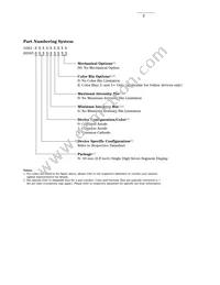 HDSP-N155 Datasheet Page 2