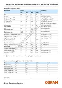 HDSP2114S Datasheet Page 6