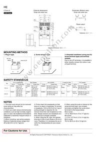 HE1AN-SW-DC24V Datasheet Page 7