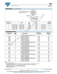 HE3C822M080BZSS Datasheet Page 2