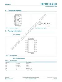 HEF4001BT-Q100J Datasheet Page 2