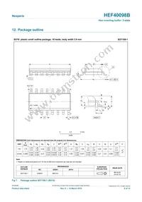 HEF40098BP Datasheet Page 8