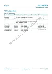 HEF40098BP Datasheet Page 9