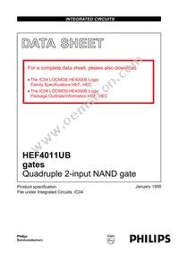 HEF4011UBP Datasheet Cover