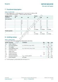 HEF4014BT-Q100J Datasheet Page 4
