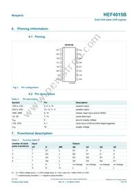 HEF4015BP Datasheet Page 3