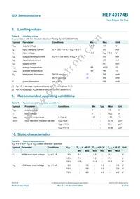 HEF40174BT Datasheet Page 4