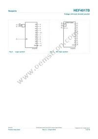 HEF4017BP Datasheet Page 3