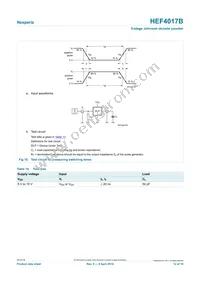 HEF4017BP Datasheet Page 12