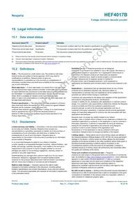 HEF4017BP Datasheet Page 16