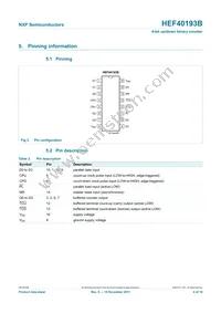 HEF40193BP Datasheet Page 4