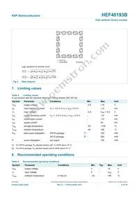 HEF40193BP Datasheet Page 6