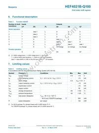 HEF4021BP-Q100U Datasheet Page 4