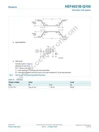 HEF4021BP-Q100U Datasheet Page 9