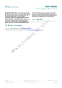 HEF40240BT Datasheet Page 14