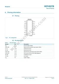 HEF4027BP Datasheet Page 3