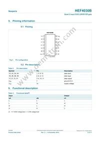 HEF4030BP Datasheet Page 2