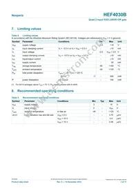 HEF4030BP Datasheet Page 3