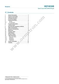 HEF4030BP Datasheet Page 11