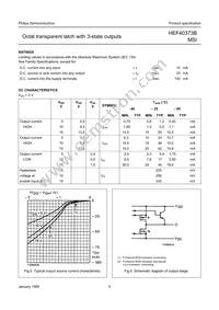 HEF40373BP Datasheet Page 5