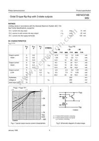 HEF40374BP Datasheet Page 5