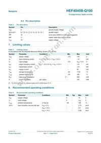 HEF4040BT-Q100J Datasheet Page 4
