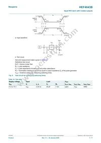 HEF4043BP Datasheet Page 7