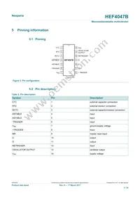 HEF4047BP Datasheet Page 3