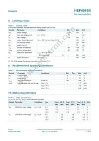 HEF4049BP Datasheet Page 4