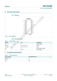 HEF4050BP Datasheet Page 3