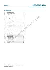 HEF4051BT-Q100 Datasheet Page 21